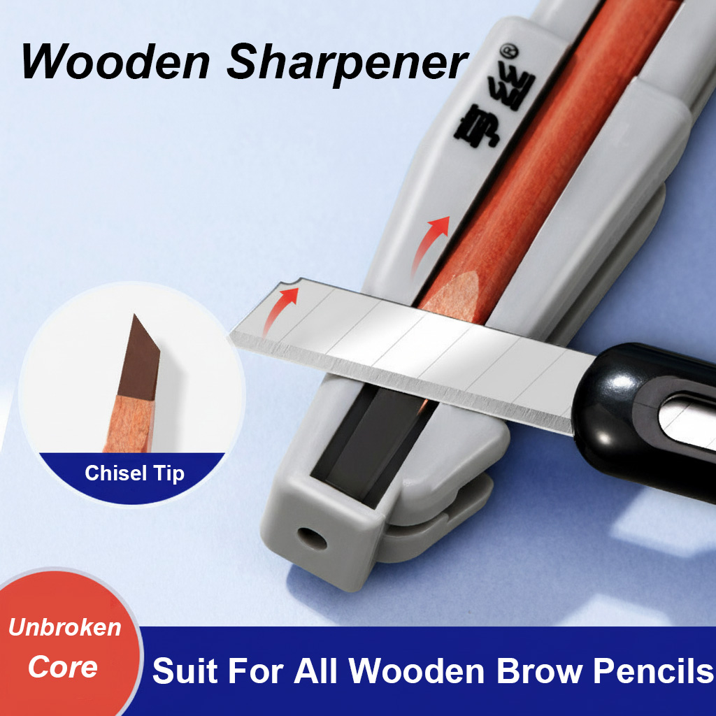 Tools Work - Wooden Eyebrow Pencil Sharpener for Chisel