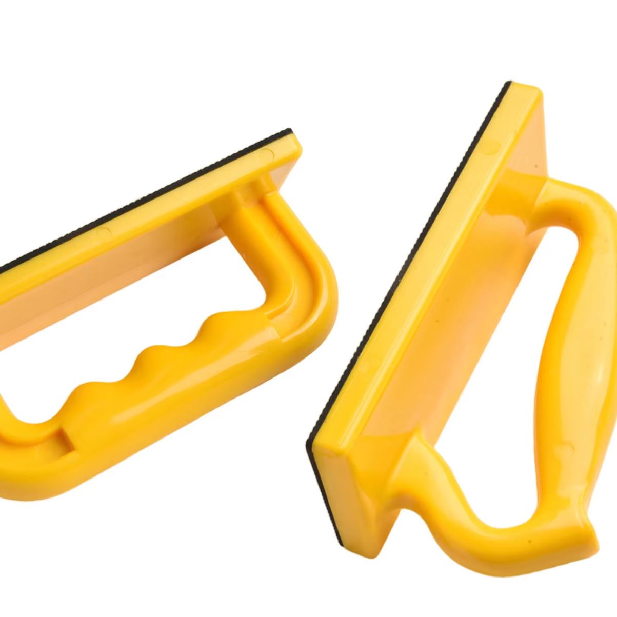 Hand Plane Block - 2pcs Yellow Woodworking Push Block Auxiliary